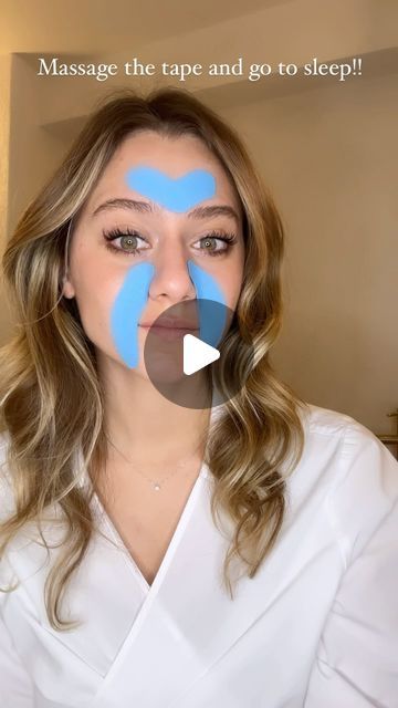 Kt Tape For Face Wrinkles, Kinesiology Taping Face, Face Taping For Wrinkles Lines, Facial Tape For Wrinkles, Kinesiology Taping For Face, Taping Face For Wrinkles, Face Taping Lift, Face Lift Tape Before And After, Forehead Taping