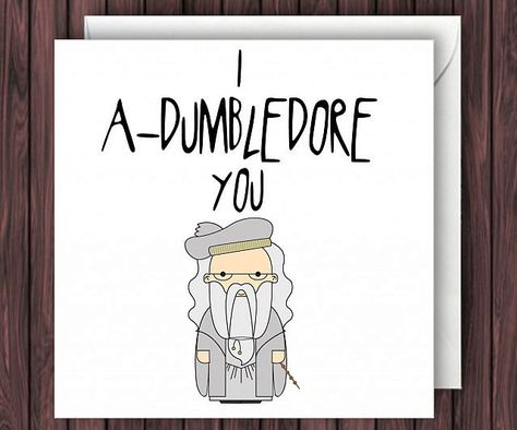 Harry Potter Valentines Day Card Harry Potter Valentines Cards, Carte Harry Potter, Harry Potter Wall Decals, Harry Potter Card, Harry Potter Valentines, Harry Potter Cards, Pun Cards, Geek House, Harry Potter Wall