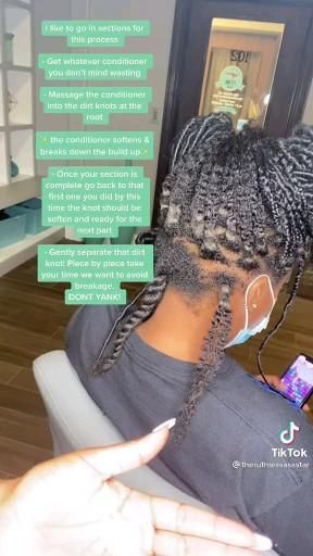 Box Braid Take Down Natural Hair, Hair Prep For Box Braids, How To Prepare Your Hair For Braids, Hair Detangling Hacks, Taking Hair Out Of Braids, How To Take Care Of Natural Hair While In Braids, How To Grow Your Hair While In Braids, Hair Care After Taking Out Braids, What To Do After Taking Out Box Braids