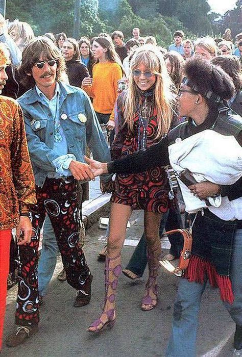 George Harrison And Pattie Boyd, George Harrison Pattie Boyd, Beatles Fashion, 60s Icons, Beatles Girl, Pattie Boyd, 1960's Fashion, 70s Inspired Fashion, 70s Outfits