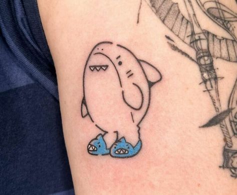 Hai Tattoo, Funny Tattoo, Be Serious, Shark Tattoos, Cute Little Tattoos, Cute Tiny Tattoos, Elephant Tattoo, Small Hand Tattoos, Funny Tattoos