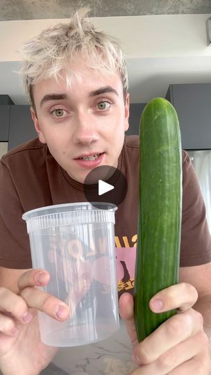 6.2K views · 128 reactions | Sometimes you need an entire cucumber | Logagm | Logagm · Original audio Cucumber Salads, Recipes Salads, Garden Recipes, Cucumber Salad, Healthy Options, Meals For One, Keep Up, Salad Recipes, Cucumber