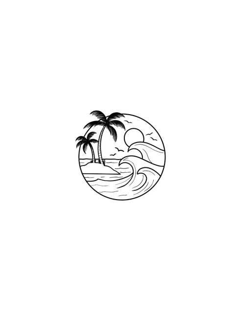 Desert Tattoo, Surf Art, Tattoos Ideas, Minimal Tattoo, Aang, Line Art Drawings, Line Art, Tattoo Designs, Surfing