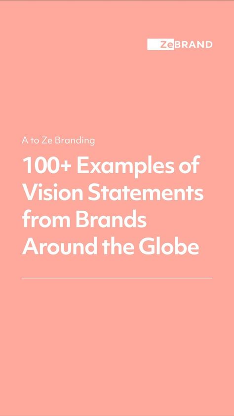 Crafting an effective vision statement is like painting an intriguing and promising future for all to see, believe in, and aspire to. It is something derived from the core values that you believe your company will attain. #marketingtips #brandingtools #startup #smallbusinesstips Photography Mission Statement, Mission Statement Examples Business, Best Mission Statements, Business Mission Statement, Mission Statement Examples, Company Mission Statement, Vision And Mission Statement, Mission Statements, Vision Statement