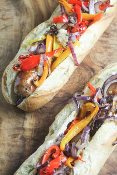 Home - Carrie's Kitchen Sandwich Recipes For Dinner, Beef And Ale Stew, Sausage Sandwich Recipes, Sausage And Peppers Sandwich, Roast Peppers, Sausage Sandwich, Sausage Peppers And Onions, Sausage Sandwiches, Pork Meatballs