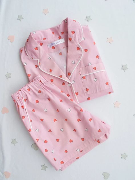 Cotton Pajama Set for Women Hearts Valentines Day PJS | Etsy 80s Pjs, Valentines Day Pjs, Pjs Cute, Pink Pjs, Spirit Week Outfits, Hearts Valentines Day, Cotton Pajamas Women, Cotton Pajama Set, Pj Bottoms