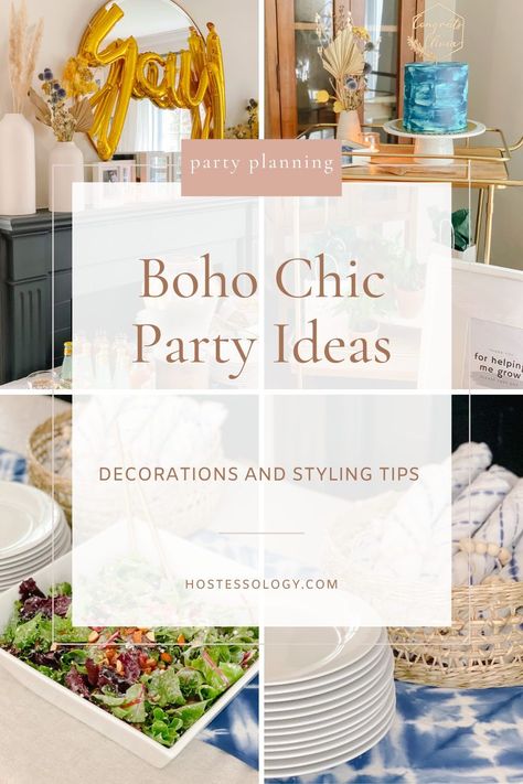 This post will show you boho party decorations and give you styling tips for your next event. | #bohopartydecorations #bohoparty | boho chic party ideas | boho kids party | bohemian party ideas | bohemian birthday party decoration Boho Chic Party Ideas, Bohemian Style Party, Bohemian Food, Chic Party Ideas, Boho Chic House, Chic Party Decor, Boho Style Party, Bohemian Party Decorations, Bohemian Birthday Party