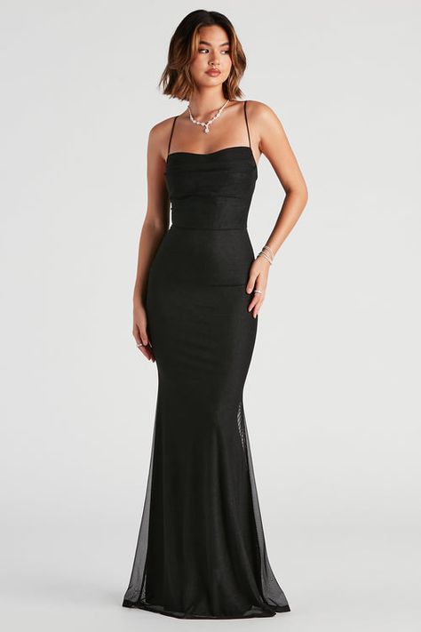 Black halter dress