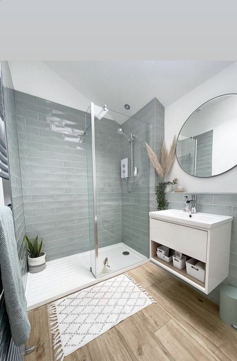 Ensuite Shower Room, En Suite Shower Room, Small Bathroom Interior, Loft Bathroom, Small Bathroom Makeover, Bathroom Redesign, Bathroom Remodel Designs, Bathroom Remodel Shower, Bathroom Inspiration Decor