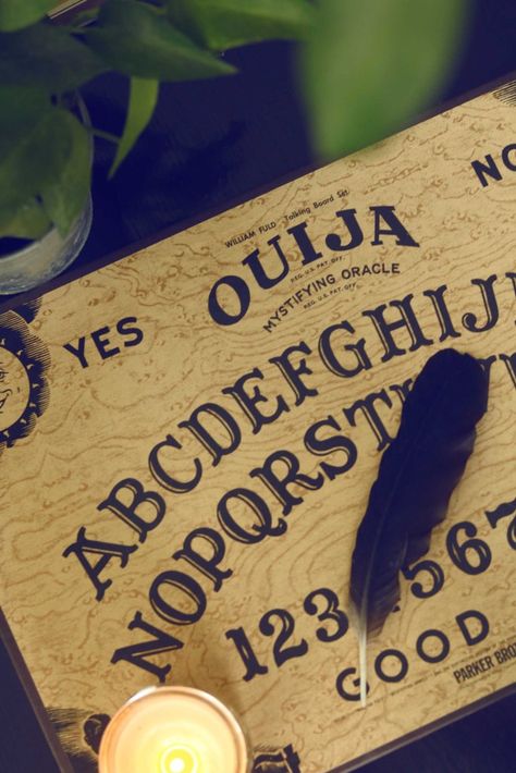 Ouija Boards: Nothing to Freak Out About. Seriously. - Moody Moons Oujia Boards Aesthetic, Oujia Boards, Ouji Board, Spirit Communication, American High School, Dark Witch, Nature Of God, Spirit Board, Religious People