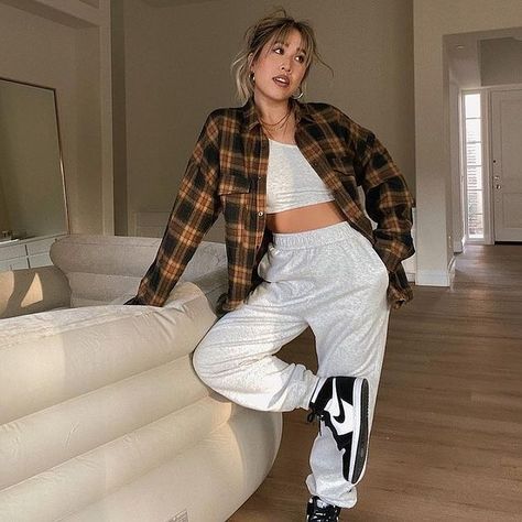 Photo shared by 12TH TRIBE on October 24, 2021 tagging @jessthrowiton_. May be an image of 1 person and footwear. Black Satin Blouse, Beige Crop Tops, Flannel Shacket, Outfit Inspo Casual, Velvet Blouses, Sherpa Jacket, For A Reason, Tan Suede, Fall Looks