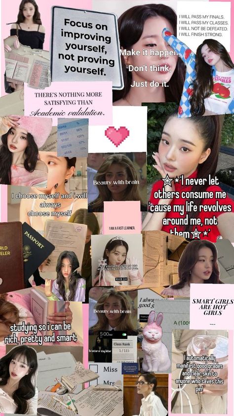 #songjia #jiaism #wonyoung #wonyoungism #jangwonyoung #ive #influencer #visionboard Study Vision Board, Dear Zia, Song Jia, Finish Strong, The Vision, Make It Happen, Choose Me, Study Tips, Just Do It