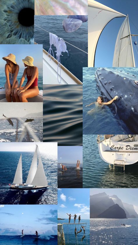 sailing the world | #ocean #oceangirls #beach #sailing #blue #blueaesthetic #sailing #coastalgrandma #coastalgrandaughter #preppy #boat #boatlife #sailinglife The World Aesthetic, Preppy Boat, Aphrodite Aesthetic, World Aesthetic, Ocean Aesthetic, Art Club, Aphrodite, Blue Aesthetic, Sailing