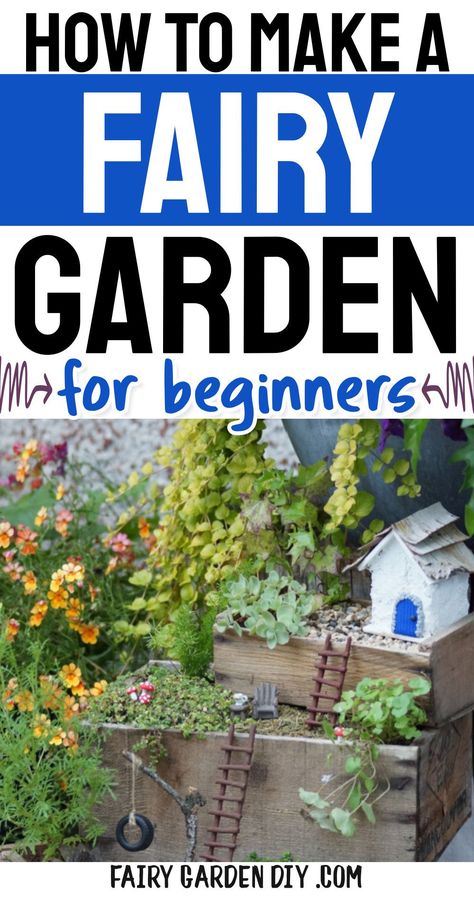 How To Make A Gnome Garden, Ferry Gardens Ideas Diy, How To Fairy Garden, How To Create A Fairy Garden, Ideas For Fairy Gardens, Making Fairy Gardens, Diy Fairy Village Ideas, Best Plants For Fairy Garden, Fairy Garden Landscape Ideas