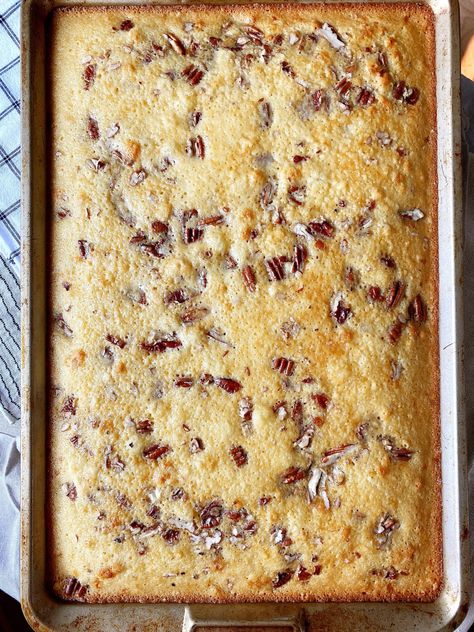 Butter Pecan Sheet Cake Recipe, Butter Pecan Sheet Cake 12 Tomatoes, Sweet Potato Sheet Cake Recipe, Maple Pecan Sheet Cake, Sheet Cake Recipes For A Crowd, Sheet Cake Flavors, Butter Pecan Sheet Cake, Pecan Sheet Cake, 9x13 Cake