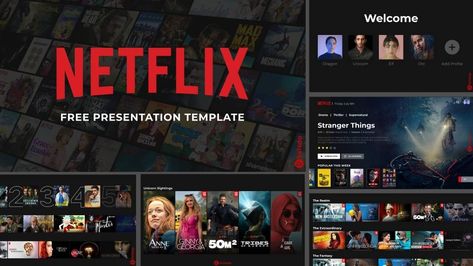 Our Netflix PowerPoint Presentation Template & Google Slides Theme are designed as visual tools to share your favorite movies, talk about your cinema experience. Netflix Powerpoint Template Free, Netflix Home Page Template, Movie Presentation Template, Netflix Ppt Template, Netflix Presentation Template, Google Slide Ideas, Netflix Powerpoint, Movie Presentation, Movie Template