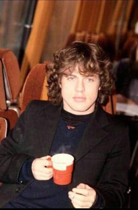 Angus with his cigarette and a cuo of tea! Angus Young, Sweet Lover, Log In, Log, Pins