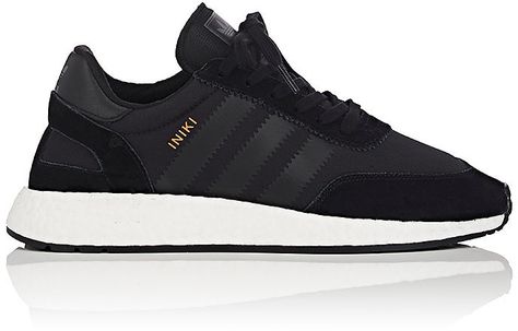 adidas Men's Iniki Runner Sneakers Adidas Iniki Runner, Nike Converse, Pierre Hardy, Martin Margiela, Lanvin, Men Fashion, Men's Sneakers, Adidas Men, Black Suede