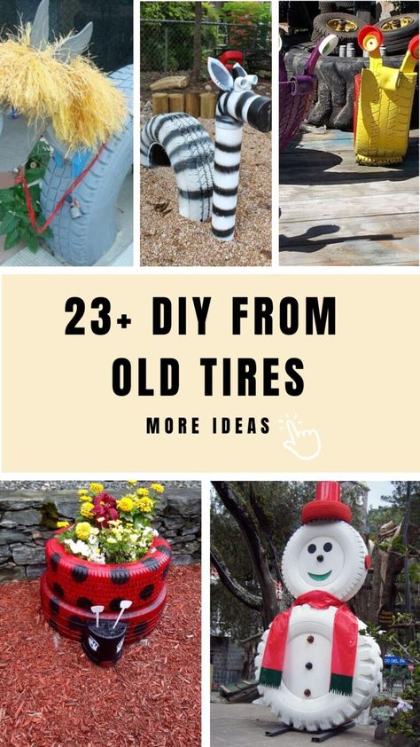 Easy and Fun Painted Pebble Garden Art Ideas Painting Tires How To, Diy Tire Projects Garden Decorations, Upcycle Tires Garden, Projects With Old Tires, Tire Projects Garden Decorations, Ideas For Old Tires Backyards, Diy With Old Tires, Old Tire Planters Diy Projects, Backyard Tire Ideas For Kids