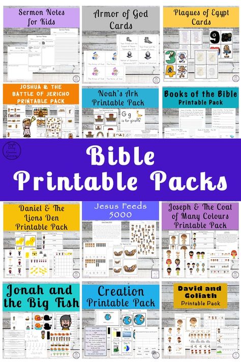 Bible School For Preschoolers, Preschool Bible Study Lessons, Bible Stories For Kids Printable, Bible Class Ideas For Kids, Beatitudes For Kids Free Printable, Bible Stories For Preschoolers, Free Bible Printables, Childrens Bible Study, Printable Bible Activities