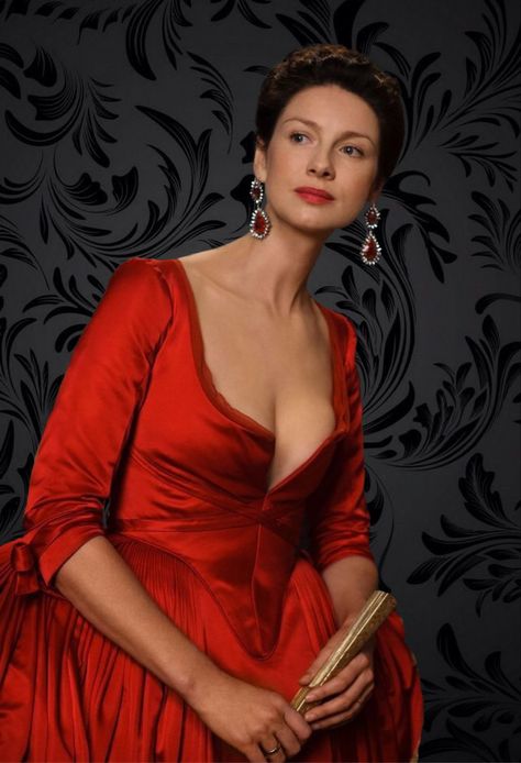 Outlander season 2, Outlander fan art Claire Outlander, Terry Dresbach, Gabaldon Outlander, Women In Red, Outlander Costumes, Diana Gabaldon Outlander Series, Outlander Claire, Outlander Season 2, Diana Gabaldon Outlander