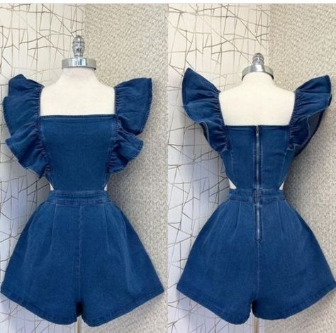 Corset Fashion Outfits, Street Style Outfits Casual, Modest Dresses Fashion, 2piece Outfits, Cute Dress Outfits, Denim Dresses, Denim Crop Top, Everyday Fashion Outfits, Classy Casual Outfits