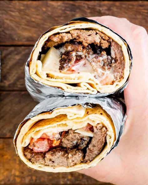 Halifax Donair - Jo Cooks Donair Sauce Recipe, Donair Meat Recipe, Halifax Donair, Donair Recipe, Donair Sauce, Canadian Dessert, Best Ground Beef Recipes, Canadian Dishes, Canadian Cuisine