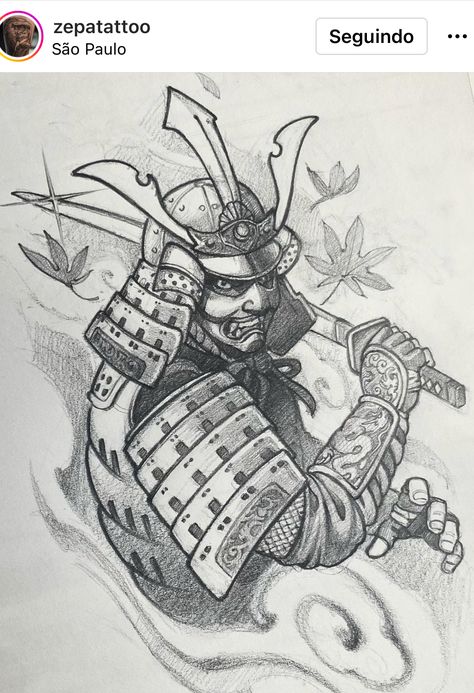 Japanese Warrior Tattoo, Samurai Drawing, Samurai Warrior Tattoo, Dragon Tattoo Sketch, Samurai Tattoo Design, Warrior Drawing, Spiderman Art Sketch, Cool Arm Tattoos, Chicano Art Tattoos