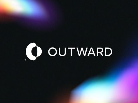 Outward 2 | Brand by Wesley Marc Bancroft ᴸᵁᴺᴼᵁᴿ for Lunour on Dribbble Sol Branding, Circle Branding, Prism Logo, Story Motion, Sharing Circle, Minimal Logos Inspiration, Sound Logo, Minimalist Brand, Air Logo