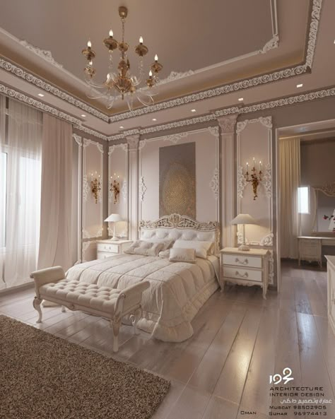 New Classic Bedroom, Classic Room Decor, Classic Rooms, Classic Bedroom Design, Luxury Bedroom Decor, Kabinet Dapur, Luxury Room Bedroom, Luxury Room, Modern Bedroom Interior