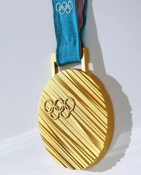 Olympic Gold Medal by mgraysonc - Thingiverse Swimming Medals, Olympic Logo, Blond Amsterdam, Olympic Gold Medals, Winter Olympic Games, Olympic Medals, Sports Aesthetic, Winter Games, Summer Olympics