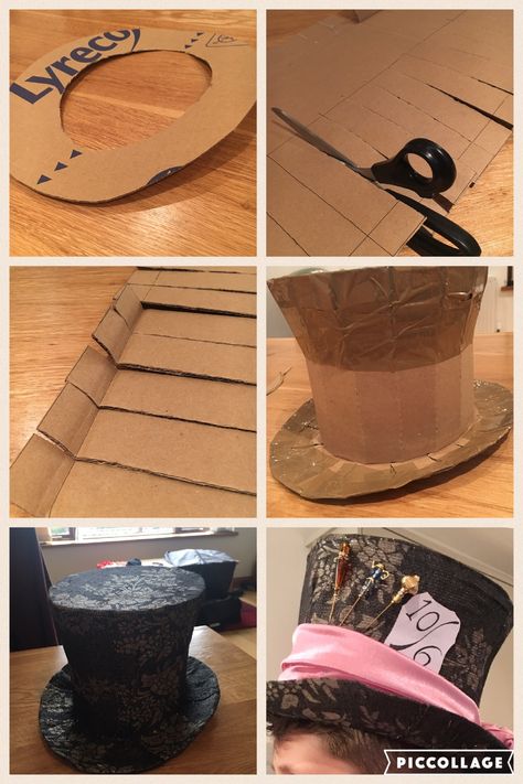 Diy Steampunk Accessories How To Make, Mad Hatter Cosplay Female Diy, Mad Hatter Bow Tie Diy, Mad Hatter Hats Ideas, Alice In Wonderland Scarecrow, Mad Hatter Cosplay Diy, Mad Hatter Hat Ideas, Alice In Wonderland Diy Crafts, Mad Hatter Hat Diy