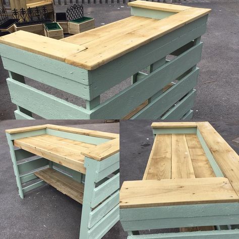 Popular Woodworking Projects, Pallet Bar Diy, Diy Pallet Sofa, Pallet Bar, Wooden Pallet Furniture, Recycled Pallet, Pallet Creations, Pallet Decor, Outdoor Furniture Plans