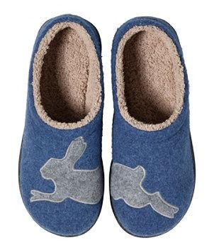 Sale at L.L.Bean- Quality Apparel & Gear Ll Bean Daybreak Scuffs, Ll Bean Slippers, Bean Bunny, Wool Clogs, Rabbit Colors, Blue Slippers, Best Slippers, Bunny Slippers, Comfy Slippers