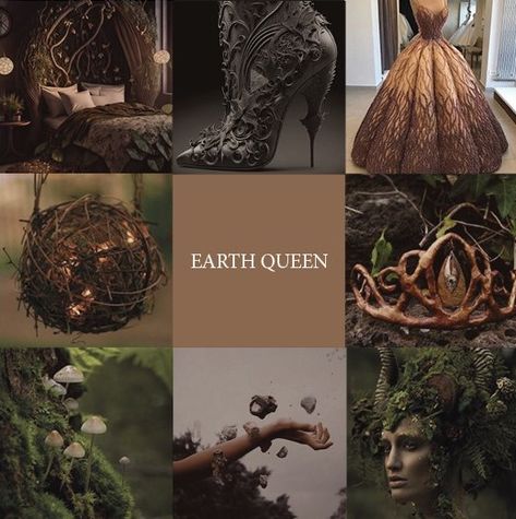 Earth Aesthetic Element, Earth Element Aesthetic, Hijiri Byakuren, Earth Queen, Elements Aesthetic, Color Inspiration Boards, Painting Flowers Tutorial, Eagle Wallpaper, Forest Core