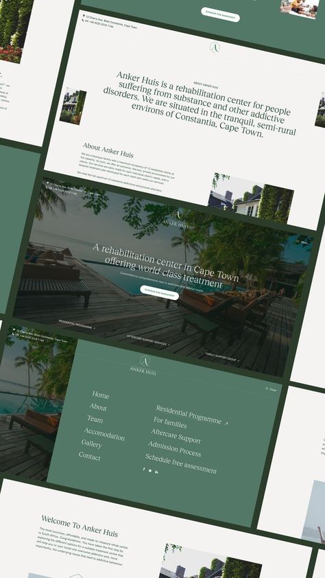 Black And Green Website Design, Green Website Design Inspiration, Landscaping Website Design, Dark Green Website, Green Website Design, Single Page Website Design, Green Website, Fonts Inspiration, Black Website