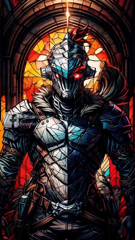 Goblin Slayer Tattoo Design, Goblin Slayer Wallpaper, Dark Souls Wallpaper, Slayer Tattoo, Spawn Comics, Boys Artwork, Japanese Wallpaper Iphone, Goblin Slayer, Deadpool Wallpaper