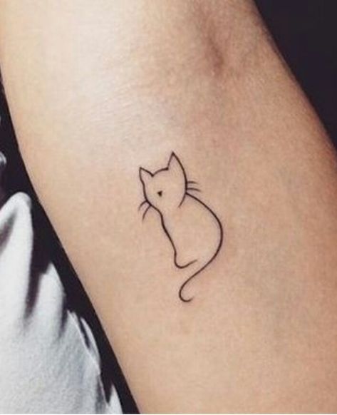 Image discovered by Domi.. Find images and videos about cat on We Heart It - the app to get lost in what you love. Sunflower Tattoo Shoulder, Tiny Tattoos For Women, Sun Tattoos, Sunflower Tattoos, Cute Tattoos For Women, Sunflower Tattoo Design, Sunflower Tattoo, Mom Tattoos, Cat Tattoo