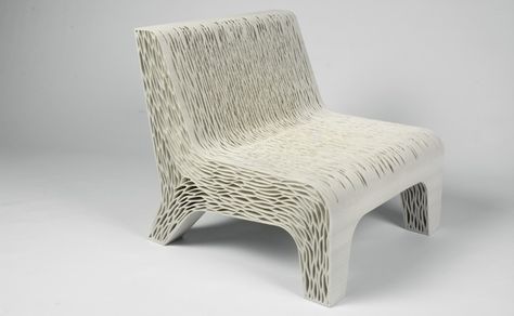 Biomimicry 3D-printed Soft Seat by Lilian van Daal 3d Printed Furniture, Soft Chair, Upholstery Trim, Upholstery Diy, Printed Chair, Modern Upholstery, Rapid Prototyping, Sofa Upholstery, Chaise Design