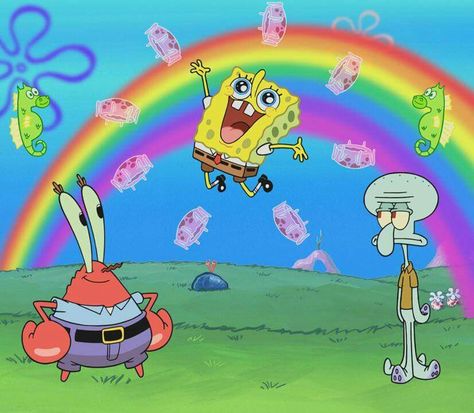 Happy SpongeBob! Happy Spongebob, Spongebob Happy, Spongebob Funny Pictures, Spongebob Pics, Spongebob Drawings, Spongebob Painting, Spongebob Funny, Dear Baby, Kids Choice Award