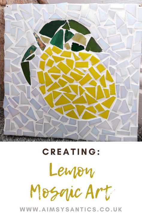 Mosaic Ideas Simple, Free Mosaic Patterns Templates Simple, Easy Mosaic Art, Mosaic Designs Easy, Simple Mosaic Art, Diy Mosaic Ideas, Mosaic Ideas Beginner, Mosaic Patterns Templates, Lemon Mosaic