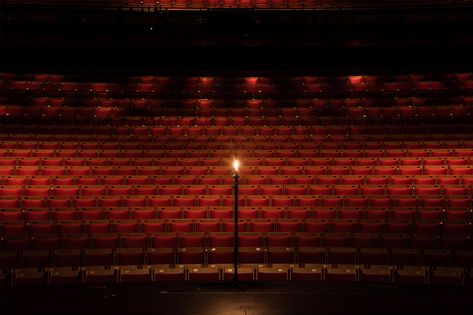 Old Stage Theatres, Ghost Light Theatre, Ghost Light Tattoo, Old Theatre Aesthetic, Timothy Stoker, Theater Academia, Theatre Academia, Mona Awad, Old Theatre