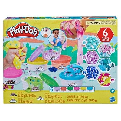 Play-Doh Wild Animals Mixing Kit Play Doh Animals, Ice Cream Toy, Play Doh Toys, Play Doh Fun, Play Doh Kitchen, Tactile Activities, Bubble Mix, Yellow And Teal, Bubble Fun