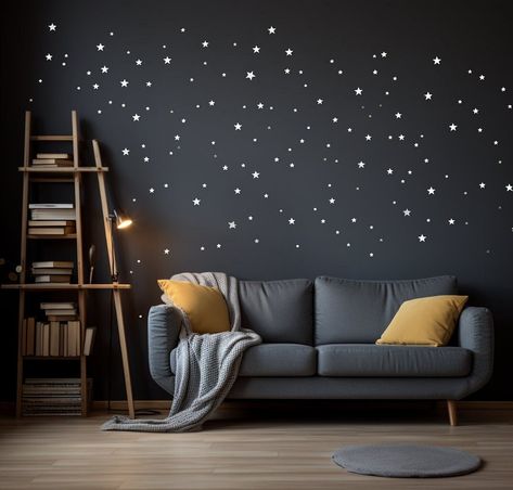 Ceiling Decor Bedroom, Space Kids Room, Star Wall Decals, Space Nursery, Stick Art, Space Room, Art Carte, Wall Vinyl, Star Wall