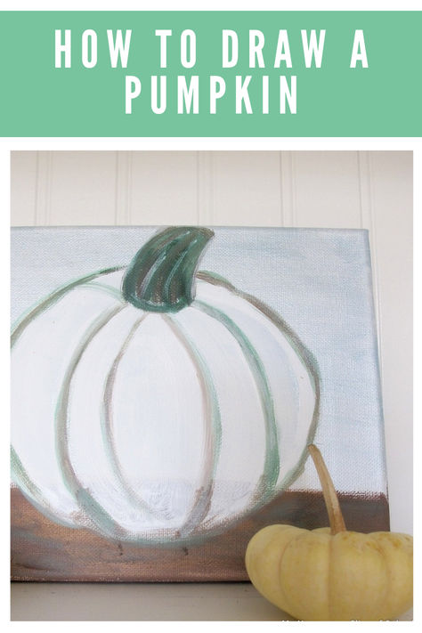 Learn how to draw a pumpkin on canvas with our easy, step-by-step guide! Perfect for beginners and artists alike, this tutorial covers everything from sketching basic shapes to adding detailed textures and vibrant colors. Create a charming pumpkin masterpiece in no time! #fall #paint #pumpkin Pumpkin Canvas Painting Ideas, Paint A Pumpkin On Canvas, Pumpkin Canvas Painting, Paint A Pumpkin, Draw A Pumpkin, Paint Pumpkin, Pumpkin Canvas, Painting Night, Easy Pumpkin