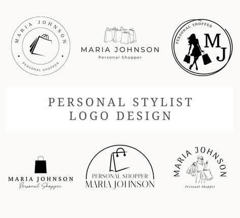 Personal Shopper Logo, Fashion Stylist Logo, Personal Stylist Logo, Logo Design Canva, Stylist Logo, Logo Event, Event Logo, Canva Pro, Google Docs