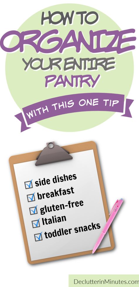 How to Organize your entire Kitchen Pantry with this One Simple Tip. Streamline your food and make dinner time a breeze! Organize your food with one tip. How to find food fast in your pantry. Kitchen pantry setup for your entire family. #pantrysetup #pantrytips Pantry Categories, Ultimate Pantry, Survival Food Storage, Pantry Recipes, Gluten Free Italian, Expired Food, Cook Meals, Pantry Kitchen, Food Fast