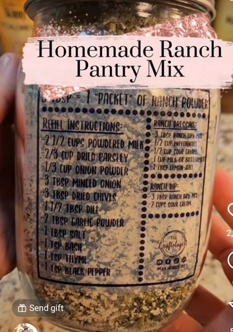 Homemade Dry Mixes Pantries, Dry Pantry Mixes, Diy Pantry Mixes, Dry Mixes Make Your Own, Dry Pantry, Pantry Mixes, Spices Blends, Cooking Substitutes, Mason Jar Mixes