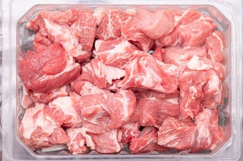 Raw Pork, Meat Markets, Photo Food, Pork Meat, Food Box, Fresh Meat, Plastic Container, Market Shopping, Grocery List