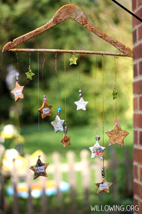 Star Garland | Blogged here: www.willowing.org/2014/11/03/12… | Flickr Tamara Laporte, Hot Dog Bar, Hobbies For Couples, Beginner Pottery, Pottery Handbuilding, Star Garland, Art Hobbies, Art Theme, Diy Garland